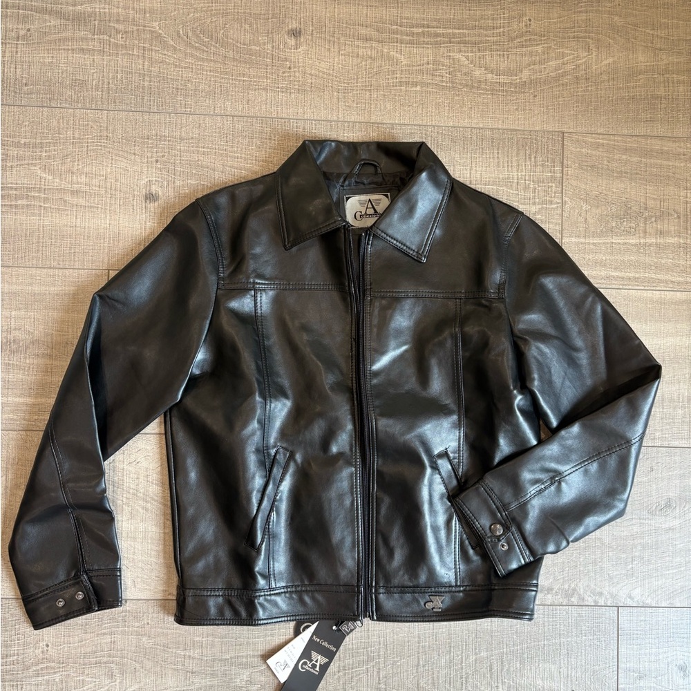 Oversized Leather Jacket